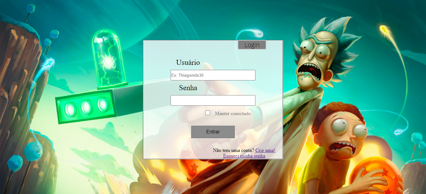 Tela de Login
